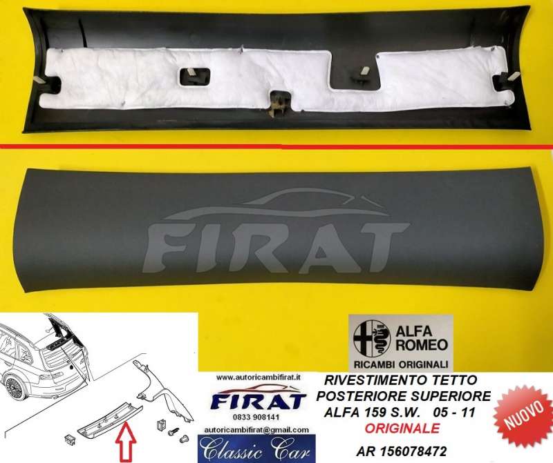 RIVESTIMENTO TETTO ALFA 159 S.W. 05-11 SUP.POST. (156078472)